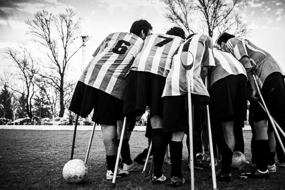 Selección Argentina de futbolistas amputados. Hasenkamp, Entre Ríos. Septiembre 2012.