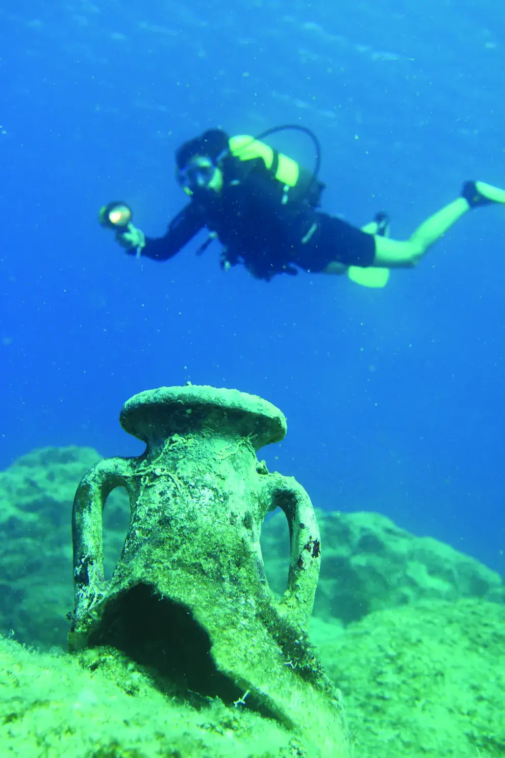 Julieta Frere, arqueóloga subacuática.