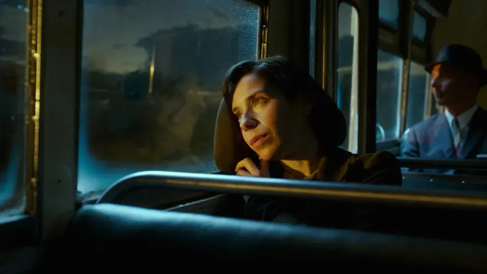 Sally Hawkins en La forma del agua la peli de Guillermo del Toro.