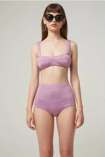 Bikini con bombacha súper alta , Las Pepas $45.900