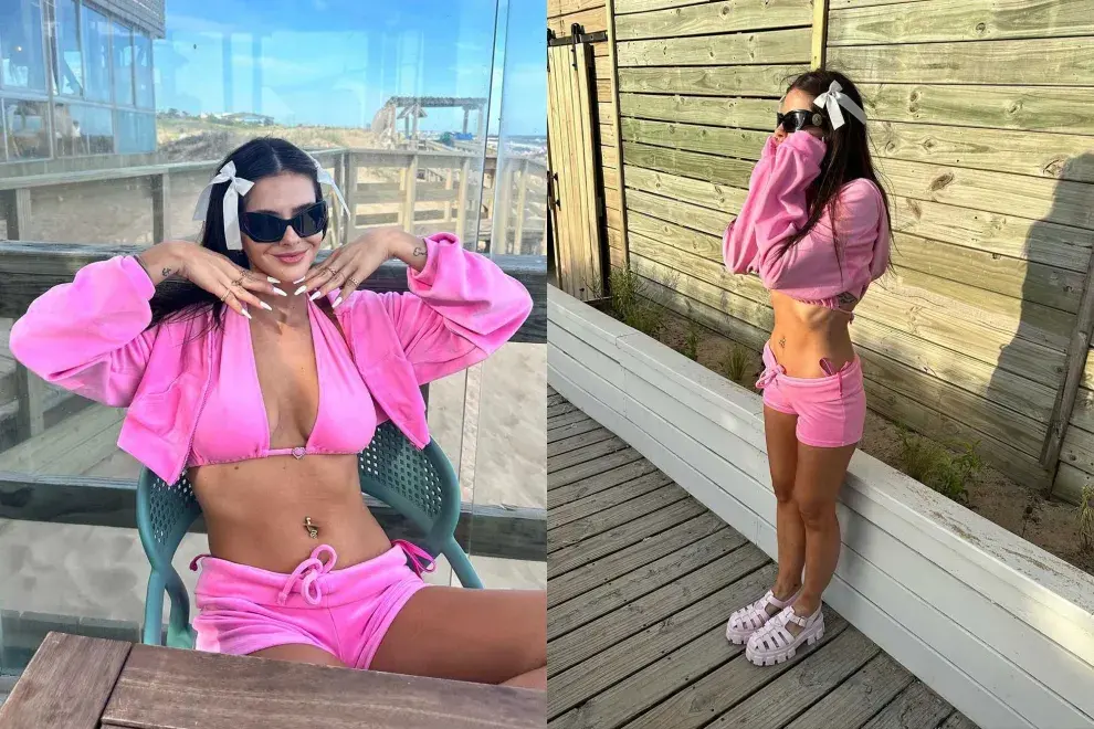 La China Suárez, una de las famosas que siempre se sube a las tendencias de último momento, fue una de ellas. La actriz se sumó al “Coquette Aesthetic”