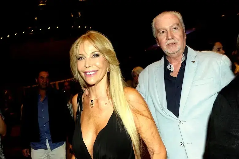 Graciela Alfano y su novio, Carlos Bustín.