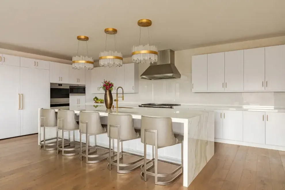 La cocina de la casa de Christina Aguilera.