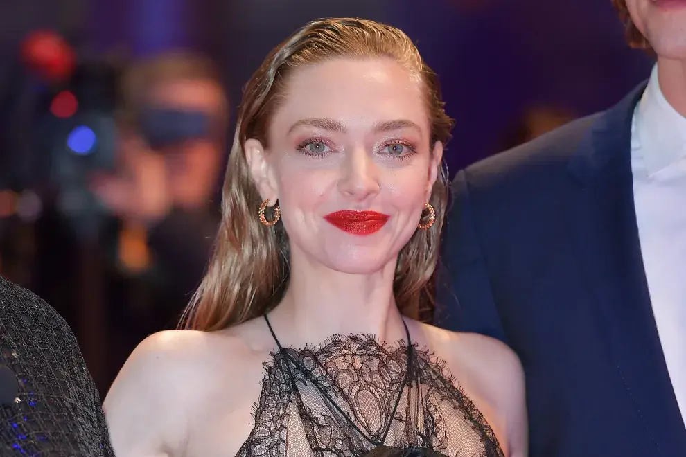 Amanda Seyfried en la alfombra roja de Seven Veils, en Berlín.