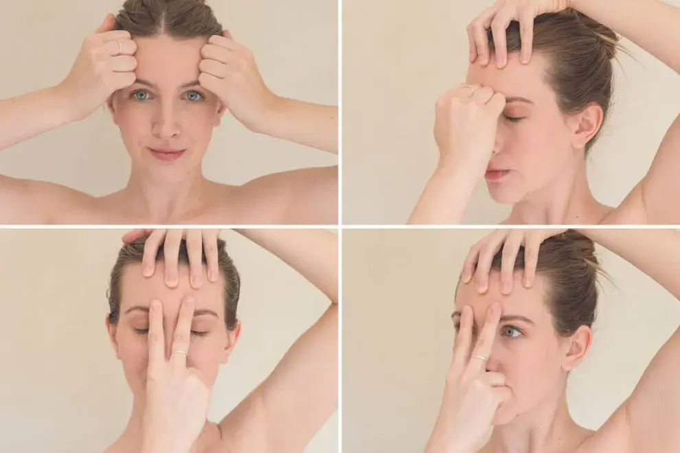 3 ejercicios de yoga facial súper sencillos.