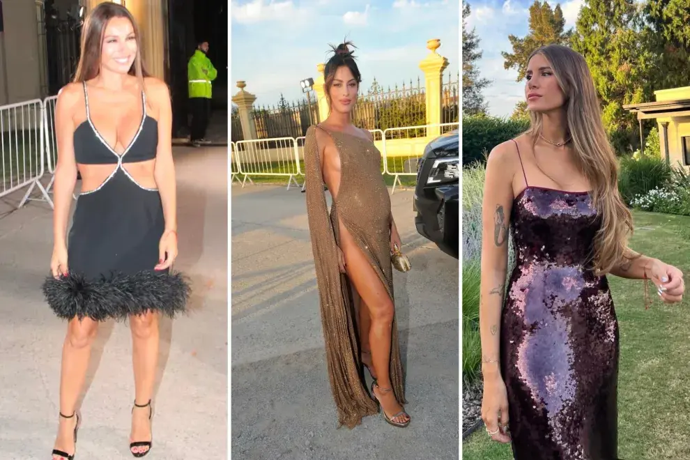 Los looks de las invitadas del casamiento de Cande Tinelli.