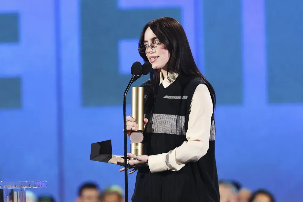 Billie Eilish en los People's Choice Awards.