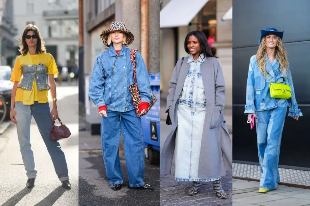 Streetstyle a puro denim en Copenhague Fashion Week