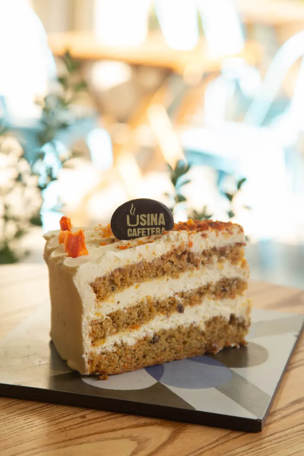 La carrot cake de la Usina Cafetera.