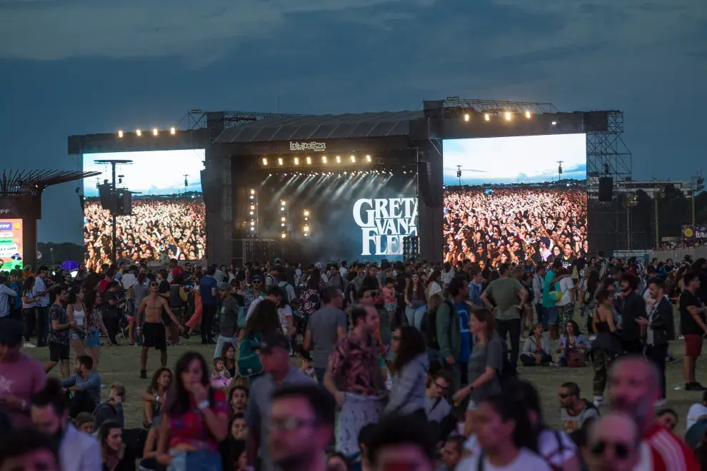 Todo listo para el Lollapalooza Argentina 2024.