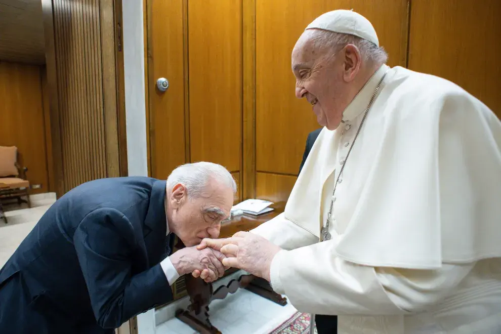 Martín Scorsese se juntó con el Papa Franscisco.