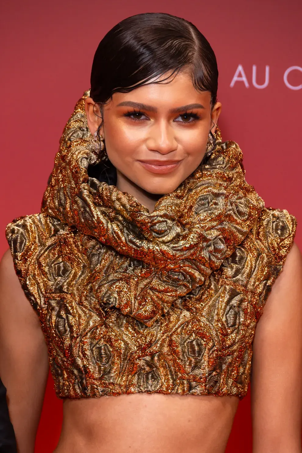 Zendaya vestida de Louis Vuitton, en la premiere de Dune 2 en París.