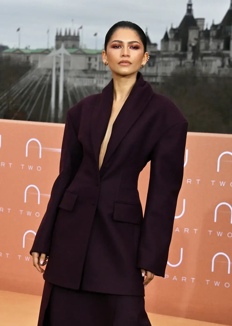 Zendaya en Londres, photocall de Duna: Parte 2, el 14 de febrero.