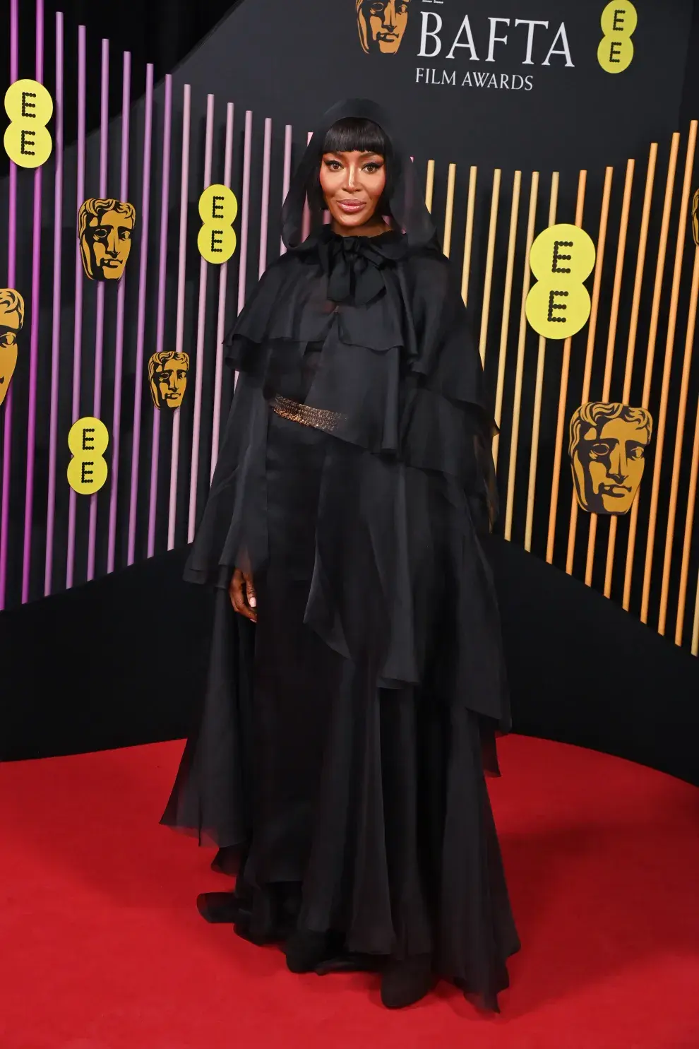 Naomi Campbell en la entrega de los Premios BAFTA 2024.