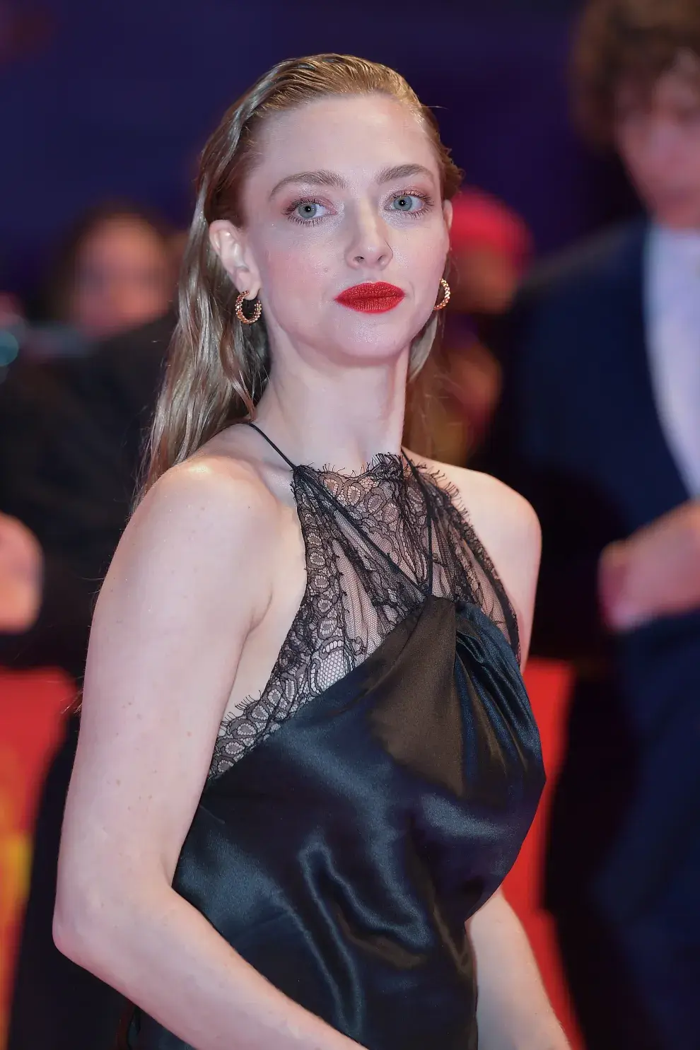 Amanda Seyfried en la alfombra roja de Seven Veils, en Berlín.