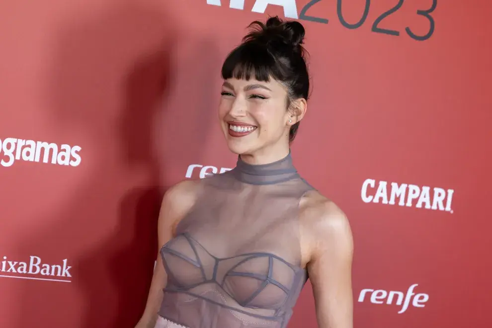 Úrsula Corberó en los Premios Fotogramas de Plata, el 26 de febrero de 2024 en Madrid.