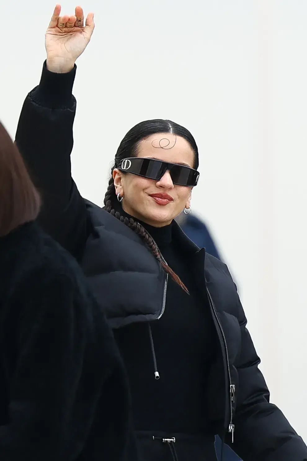 Rosalía en la Paris Fashion Week, el 27 de febrero de 2024.