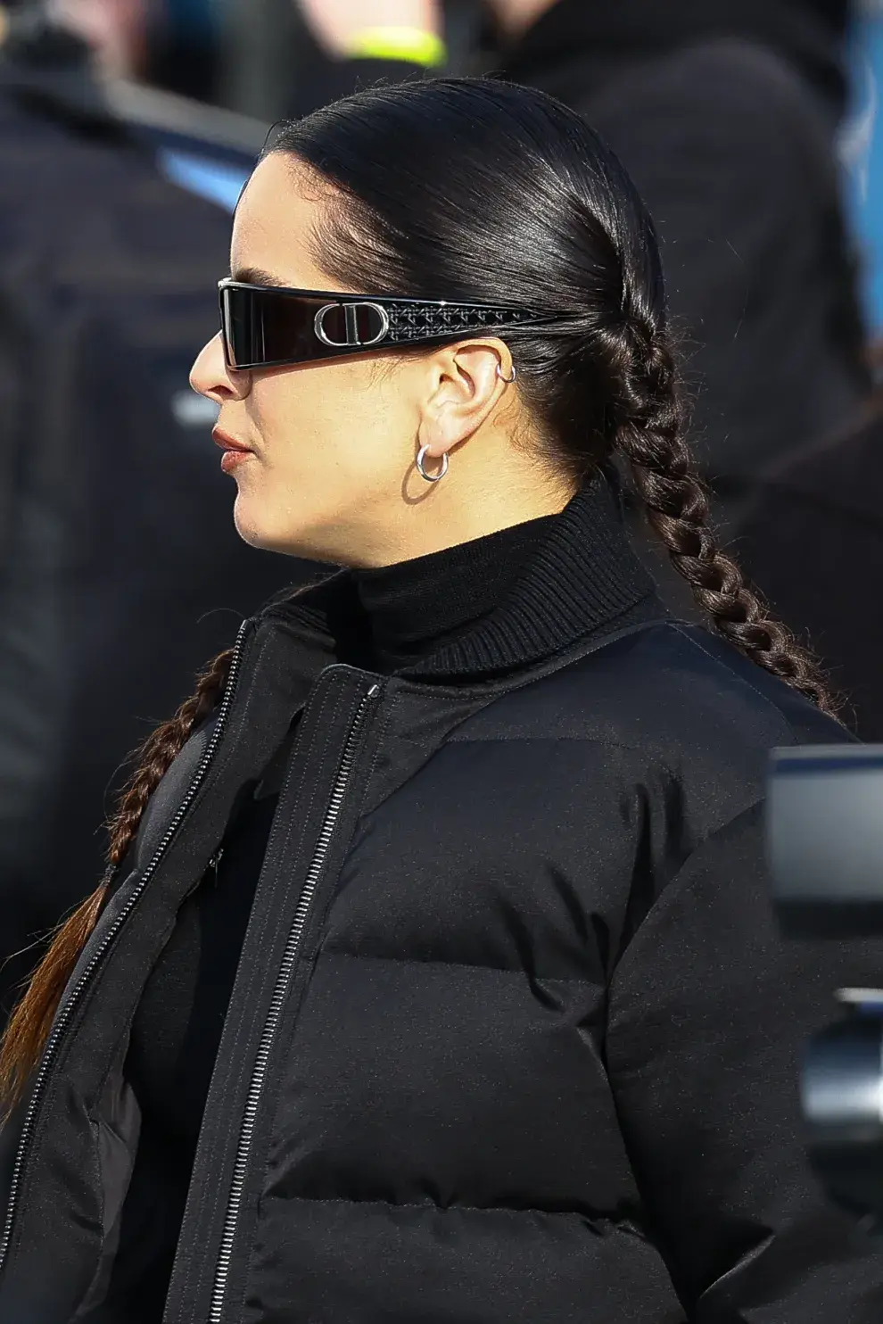 Rosalía en la Paris Fashion Week, el 27 de febrero de 2024.