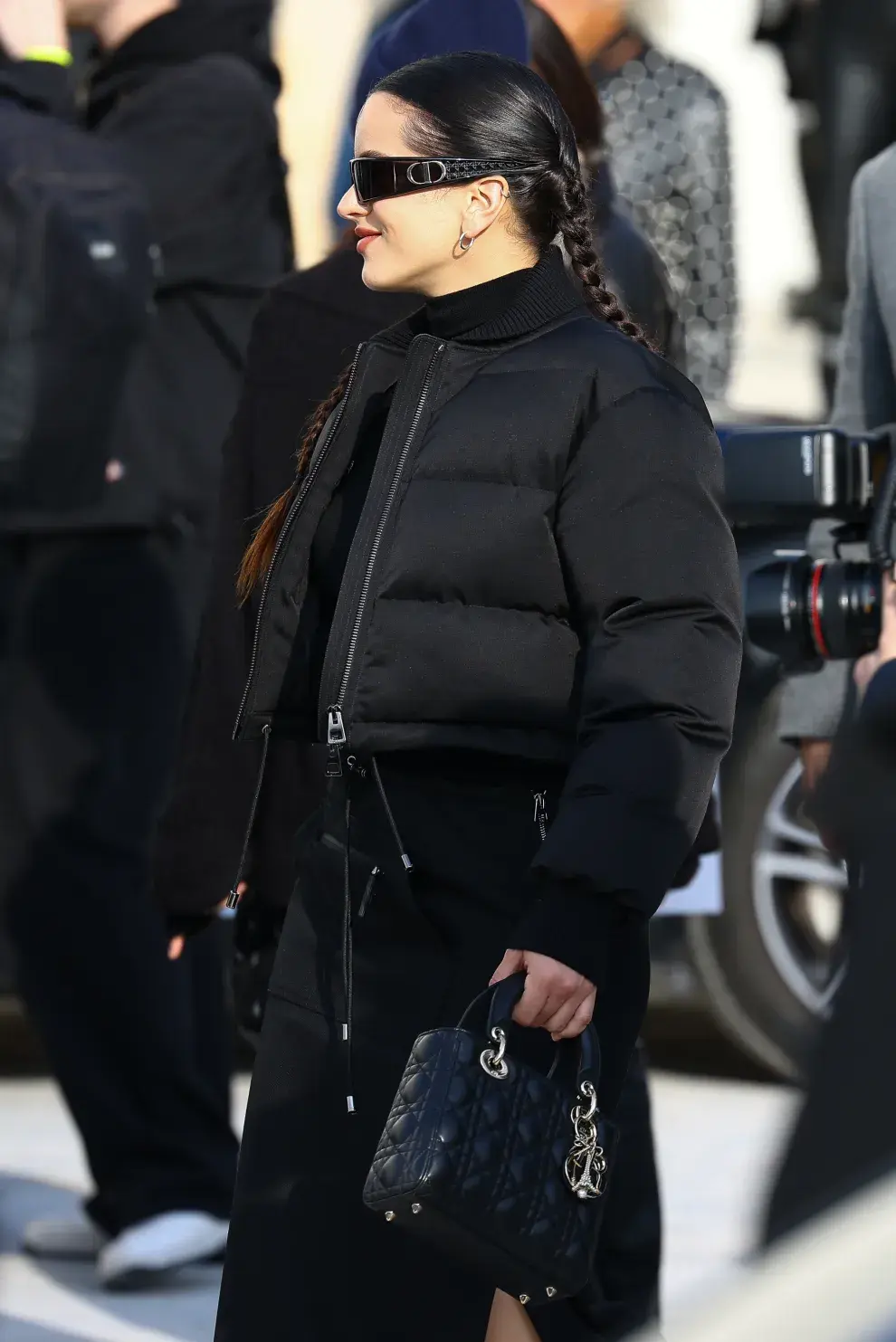 Rosalía en la Paris Fashion Week, el 27 de febrero de 2024.