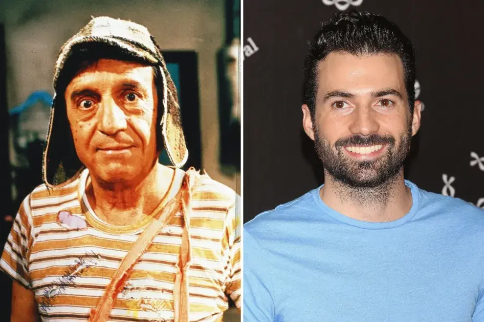 Roberto Gómez Bolaños y Pablo Cruz Guerrero, el actor que lo interpretará en la serie de Max.