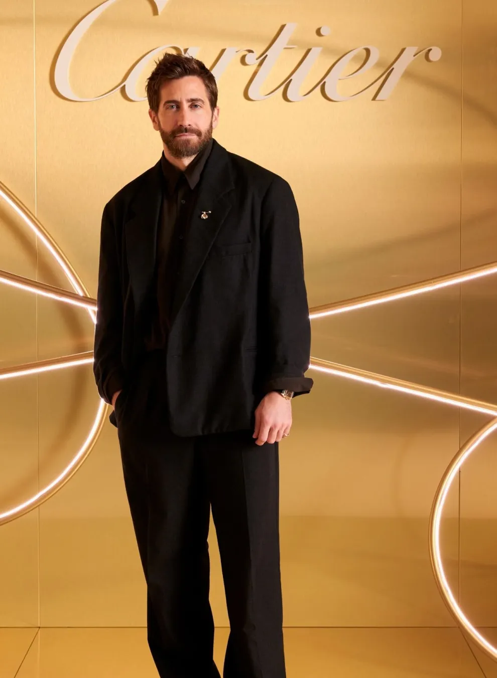 Jake Gyllenhaal en la velada de Cartier por los 100 años de Trinity.
