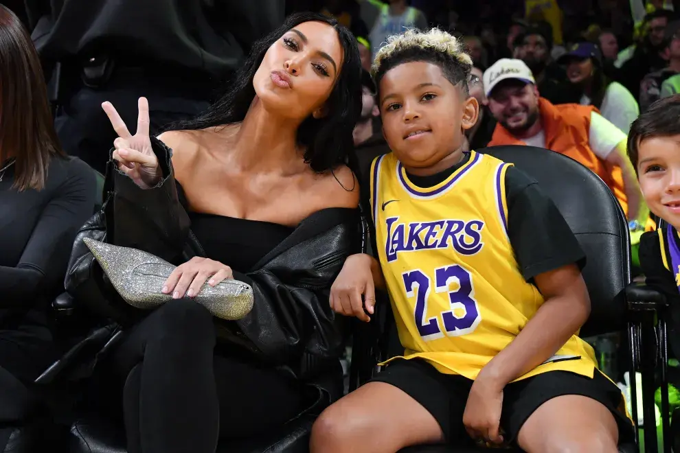 El hijo de Kim Kardashian y Kanye West, fue uno de los protagonistas de la noche durante el último partido del Inter Miami y La Galaxy