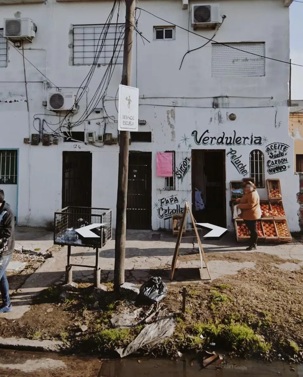 La casa en Villa Fiorito donde Eva De Dominici pasó su infancia.