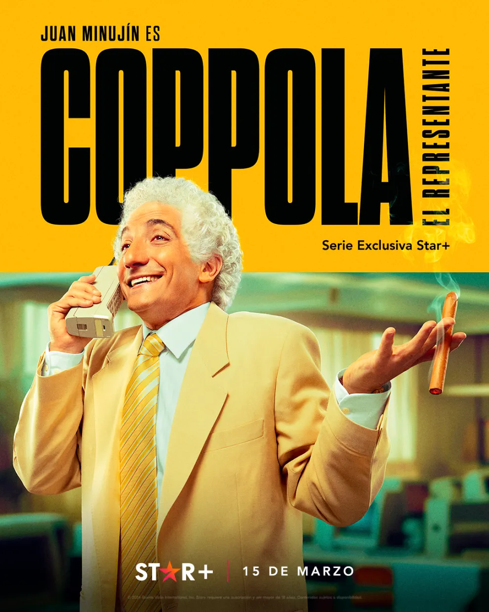 Poster oficial de la serie Coppola: el representante.