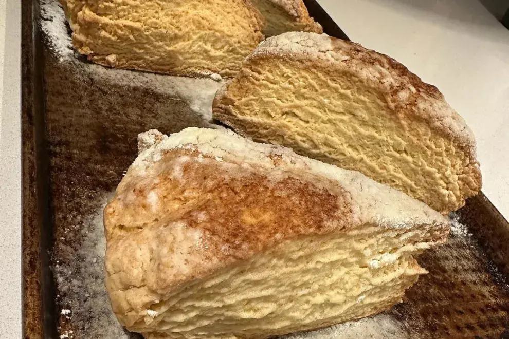 Receta de scones de naranja