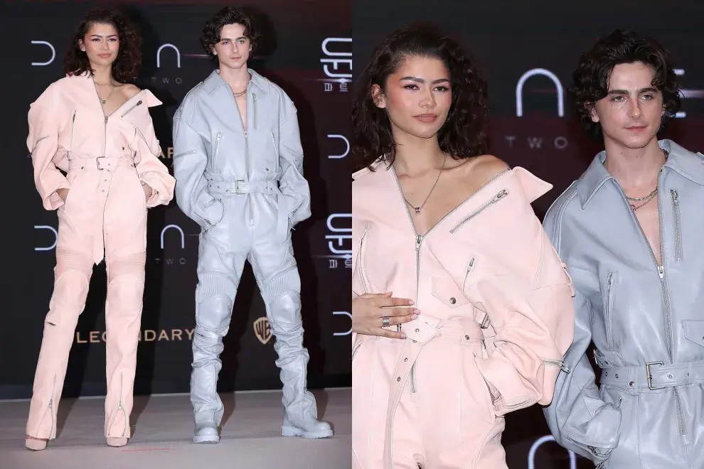 Timothée Chalamet y Zendaya se llevan todos los premios a fuerza de su indiscutible atuendo en la red carpet de Dune 2