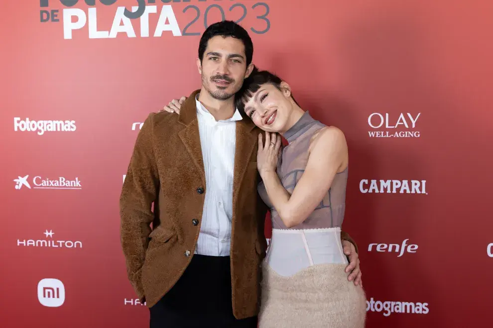Úrsula Corberó y Chino Darín en los Premios Fotogramas de Plata, el 26 de febrero de 2024 en Madrid.