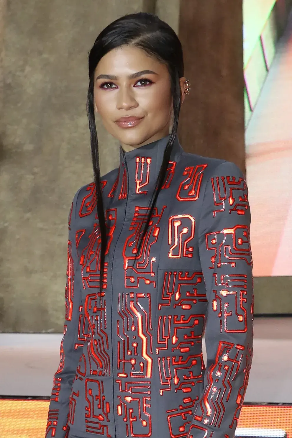 Zendaya en la premiere de Duna: Parte 2, en Seúl el 22 de febrero.