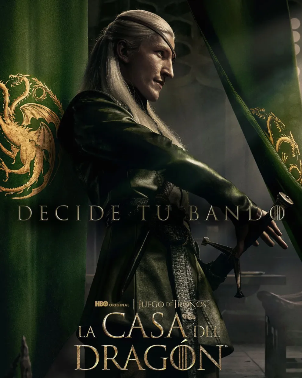 Afiche promocional de la segunda temporada de House of the Dragon.