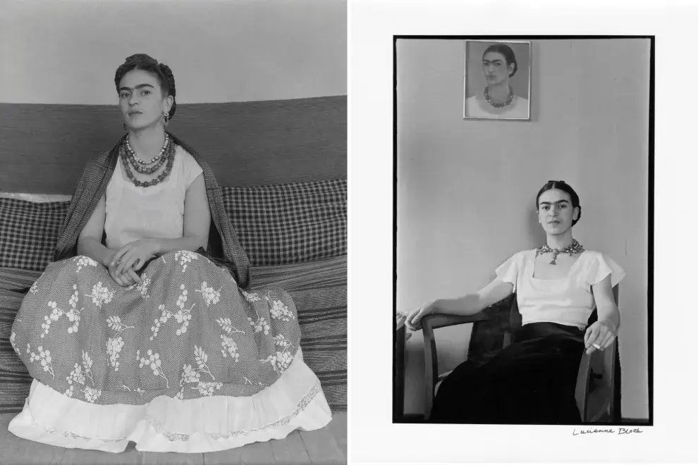 Fotos de Frida Khalo que fueron publicadas en medios mexicanos.