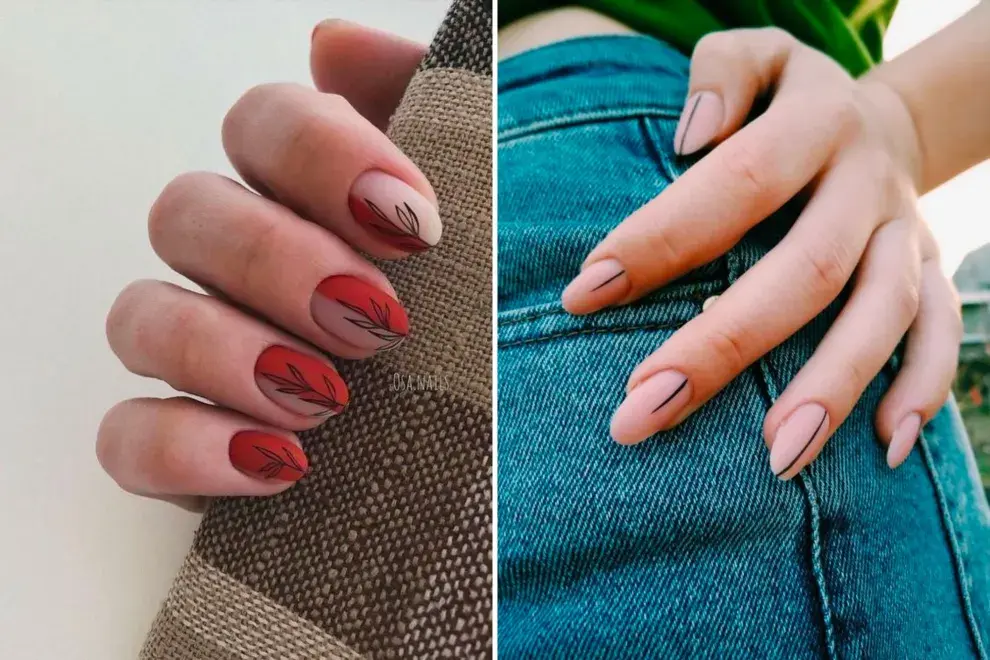 10 nail art para que te sumes a la tendencia de las uñas mate.