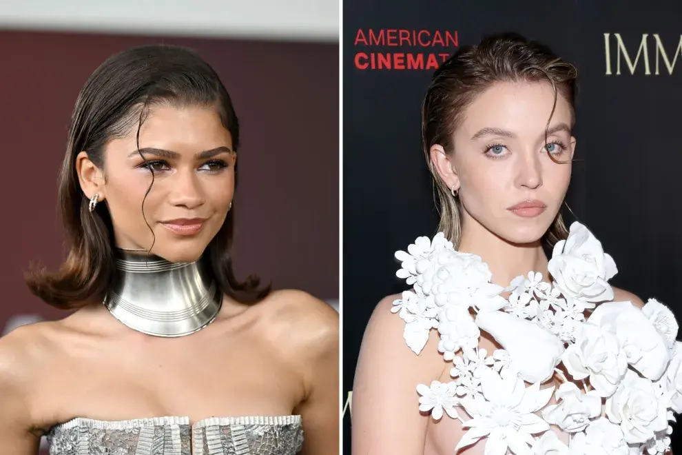 Zendaya y Sydney Sweeney eligieron el wet bob para sus looks de la red carpet.