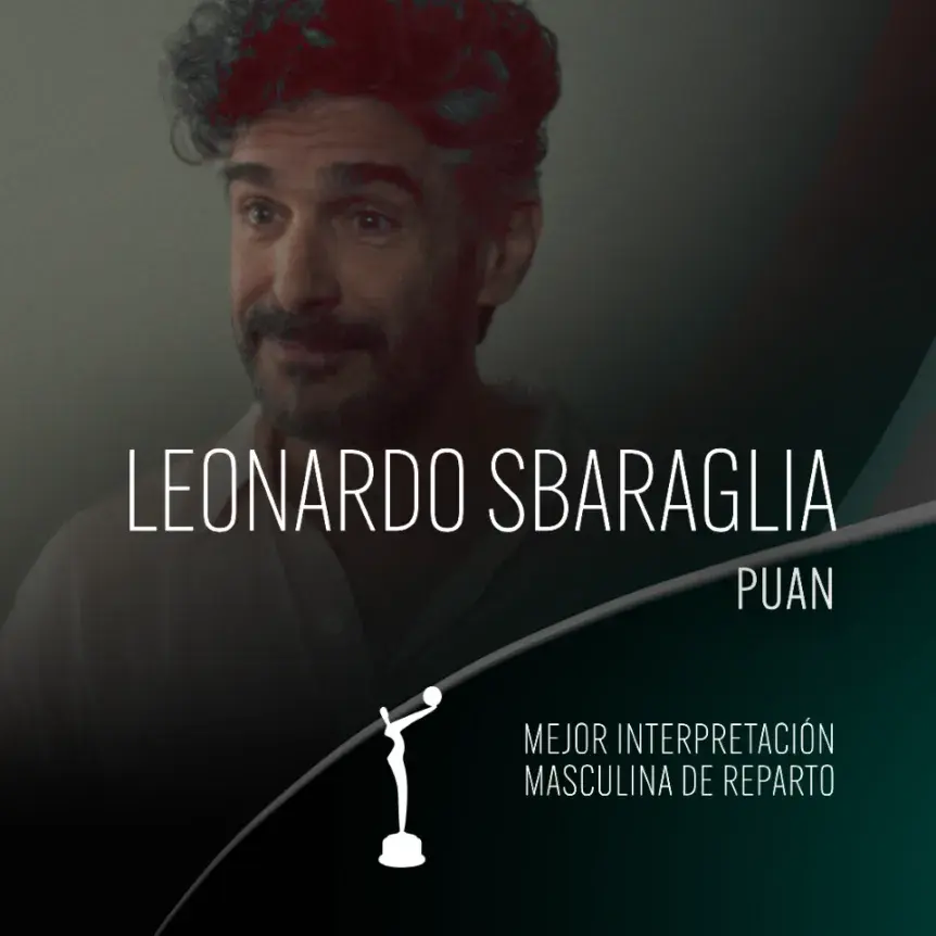 Leonardo Sbaraglia, nominado a los Premios Platino 2024.