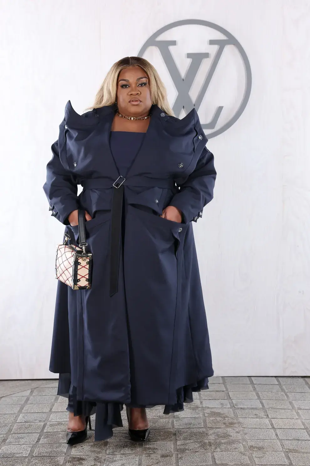 Da'Vine Joy Randolph en el desfile de Louis Vuitton en la Semana de la Moda en París. 