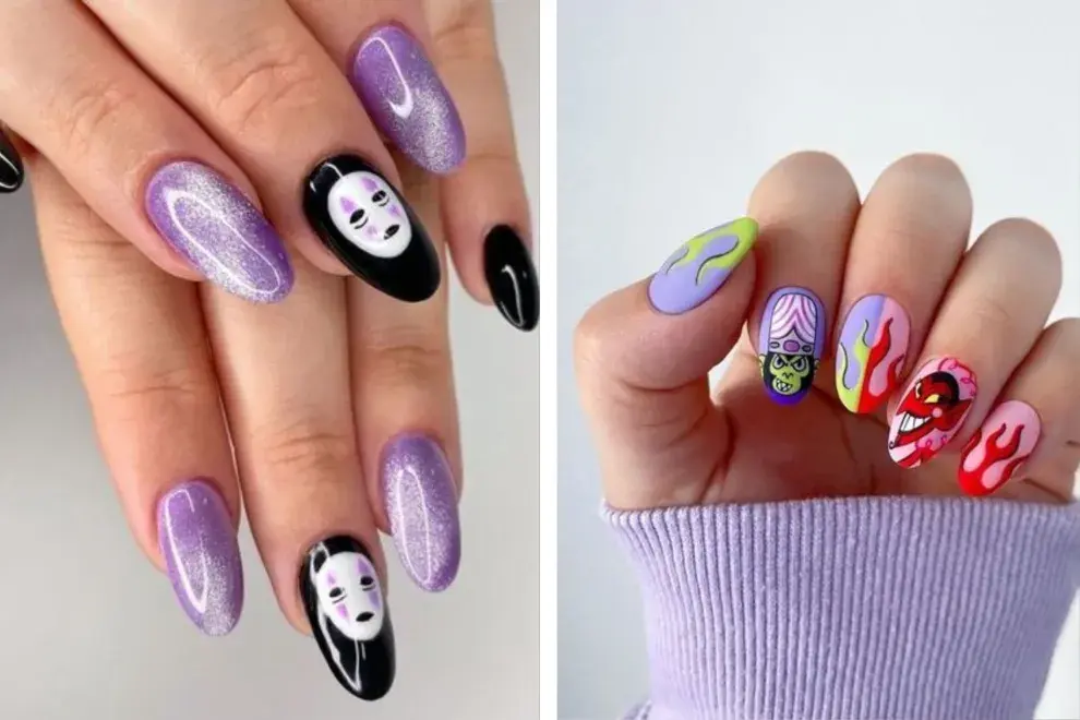 Sumate al boom de las "cartoon nails" con los dibujos preferidos de tu infancia.