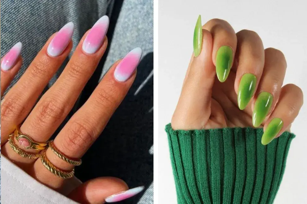 Conocé de qué se trata la tendencia de las "uñas aura" que están de moda.