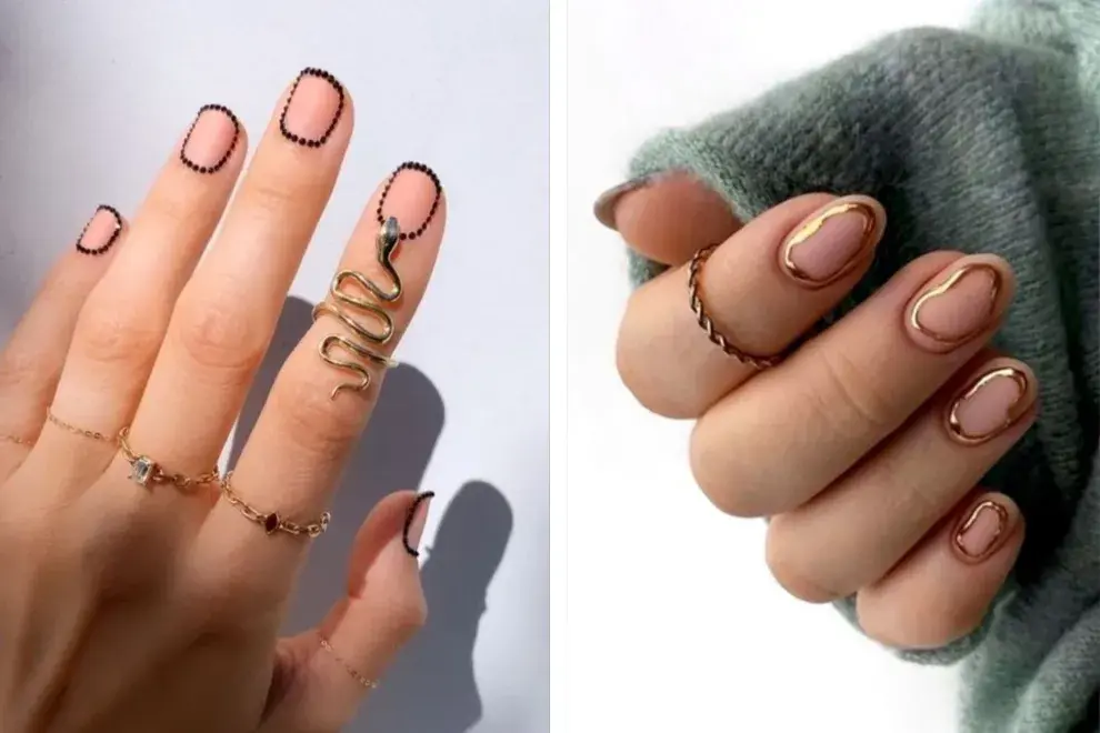 Conocé cómo son las "frame nails", la última tendencia en manicura.