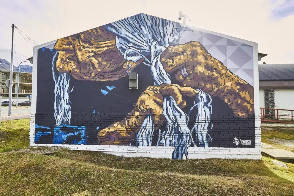 “Trenzar raíces”, la obra de Gabriel López Demarco, de Buenos Aires.