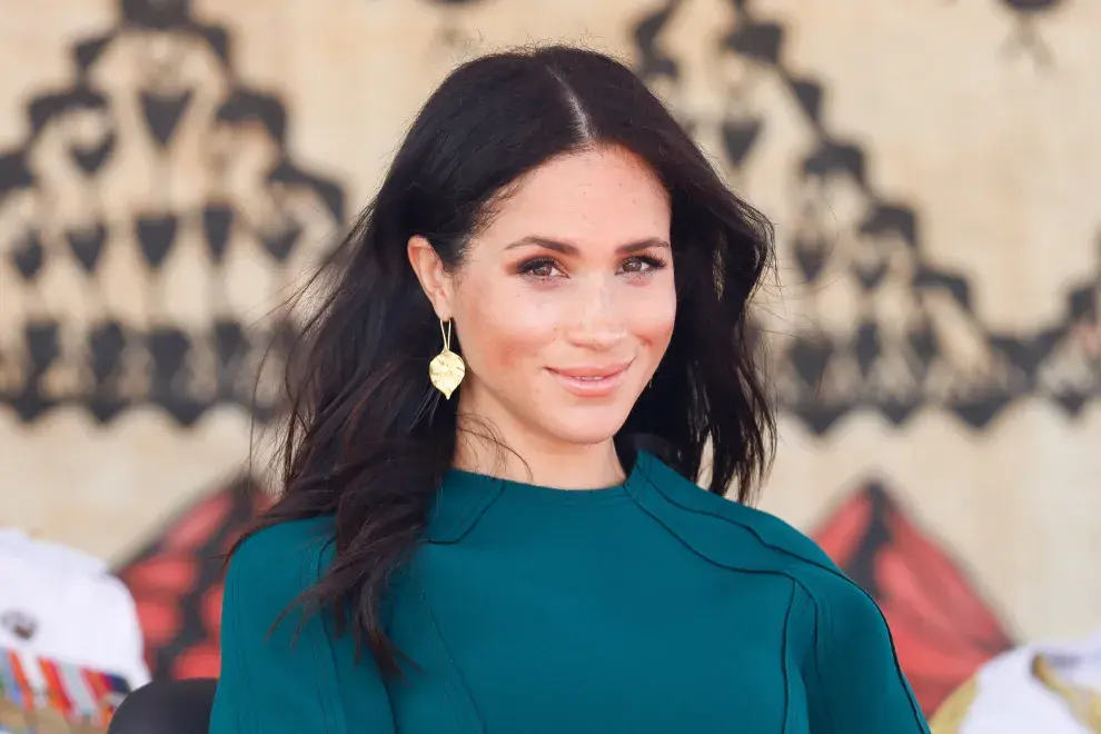 Meghan Markle en la inauguración de la estatua de Labalaba Meghan.