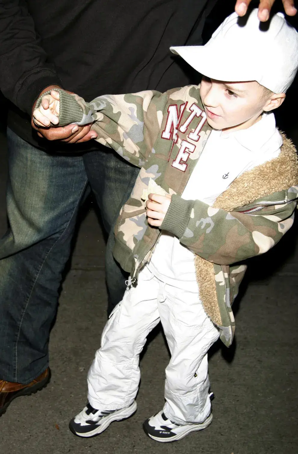 El pequeño Rocco Ritchie en 2006, en Nueva York.