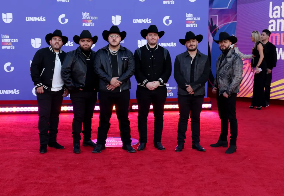 Grupo Frontera durante los Latin American Music Awards 2023.