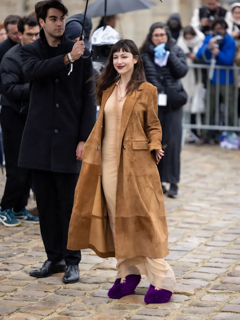 Úrsula Corberó en el desfile de LOEWE en París.