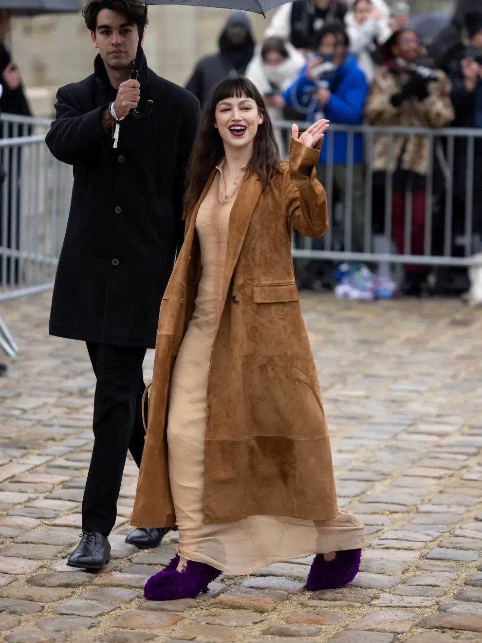 Úrsula Corberó en el desfile de LOEWE en París.