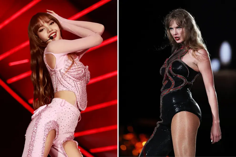 Lisa de BLACKPINK y Taylor Swift revolucionaron las redes.