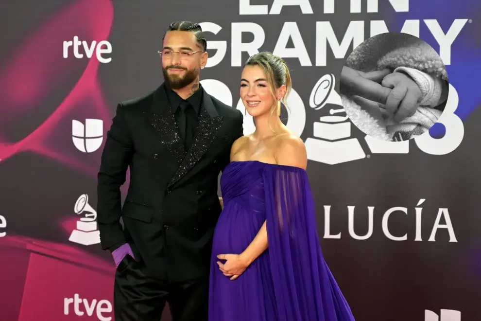 Maluma y Susana Gómez en los Latin Grammy 2023.