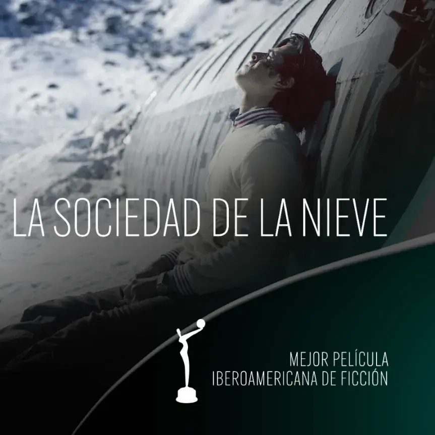 La sociedad de la nieve, nominada a los Premios Platino 2024.